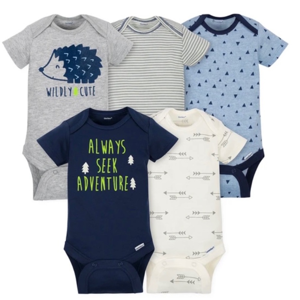5pack baby boy onesies